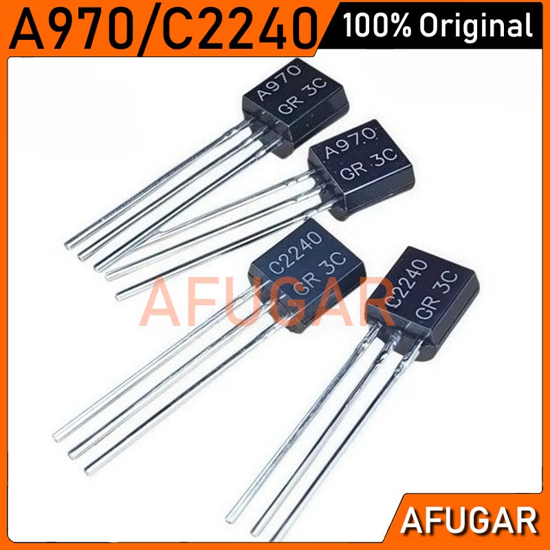 Bóng bán dẫn 100 / 50Pair 2SA970 2SC2240 A970 C2240 TO-92