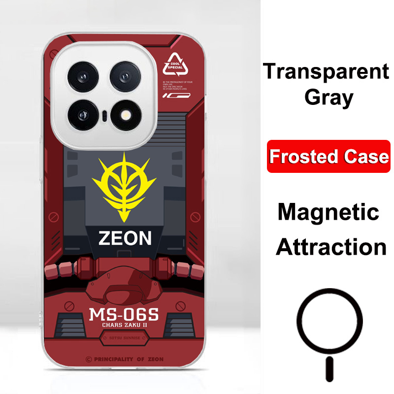 Dành Cho IQOO 15 Ốp Điện Thoại Từ Tính Cho Vivo iQOO 15 5G Trong Suốt Mờ Màu Xám TPU Silicon Mềm Cho