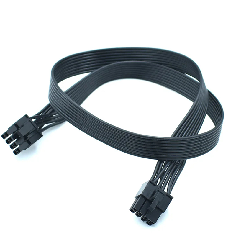 PSU PCIe 8 Pin Nam sang PCI-E 8 (6 + 2) PIN CPU 8 Pin (4 + 4) Nam EPS-12V Bo Mạch Chủ Power Adapter 