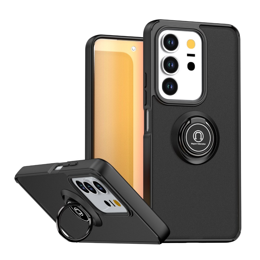 Ốp điện thoại cho vivo iQOO Z10x 5G iQ00 iQOOZ10x I2404 Vỏ điện thoại sang trọng Giá đỡ vòng từ tính