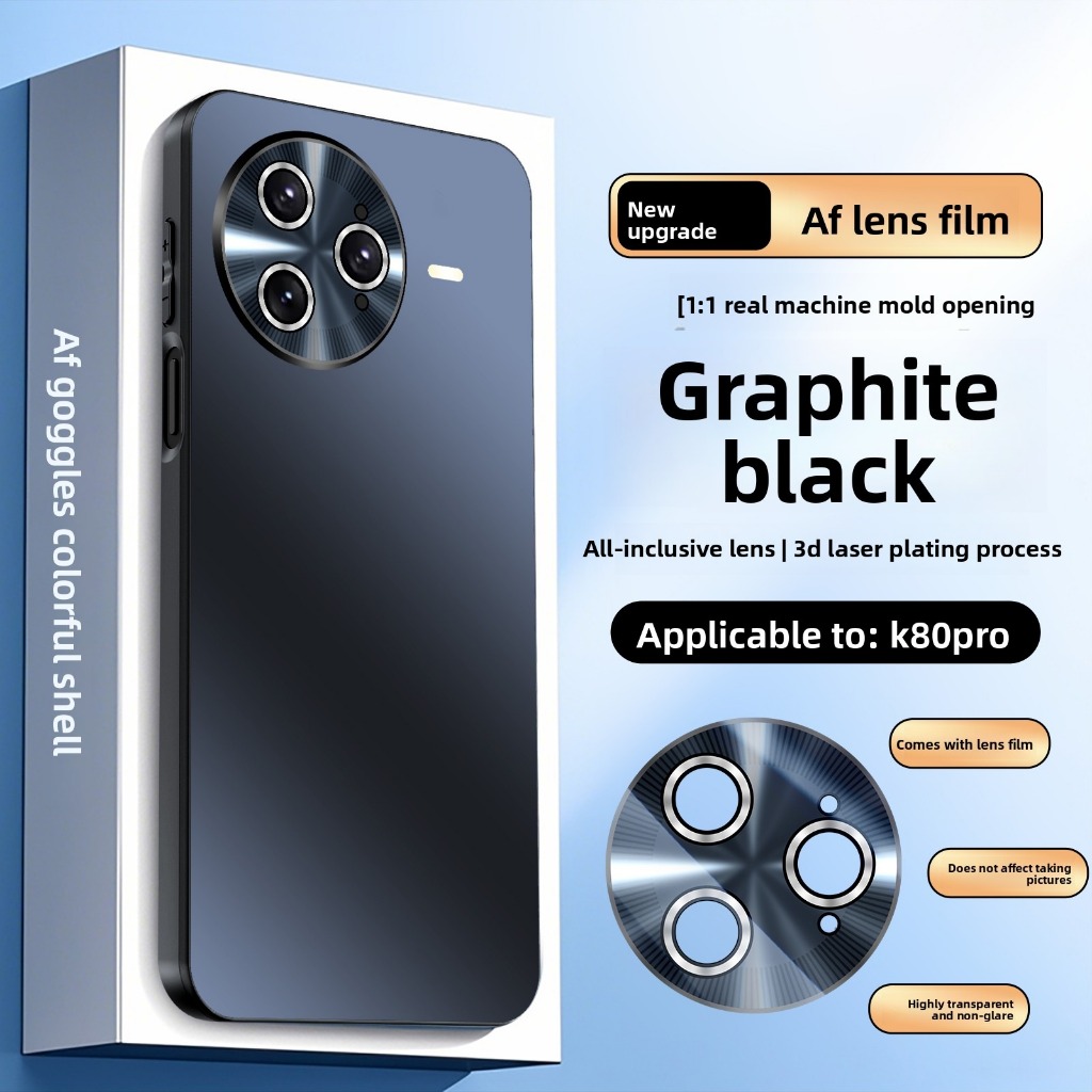 Dành Cho Redmi K80 K80 Pro K80 Ultra Ốp Lưng Kim Loại Mờ Bảo Vệ Mặt Sau Dành Cho Poco F7 Pro F7 Ultr