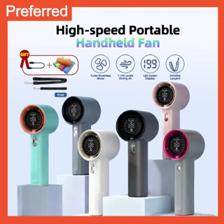 ⚡GOOJODO⚡ Quạt mini không dây tốc độ cao 8000 mAh, quạt cầm tay sạc điện, quạt turbo mạnh mẽ GS001