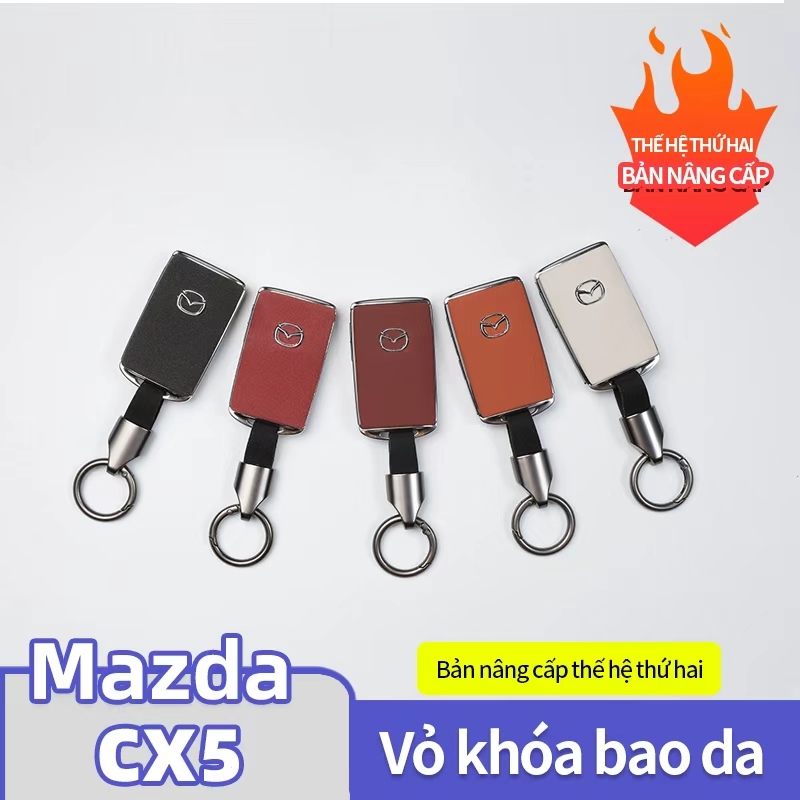 Mazda 3 2020-2025 / mazda Cx5 2018-2025 / mazda Cx30 Vỏ chìa khóa bằng da Mazda CX5 Vỏ chìa khóa tha