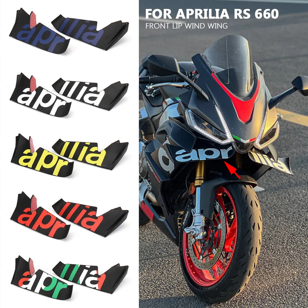 Xe Máy Mới 8 Màu Winglet Khí Động Học Cánh Bộ Cánh Gió Phụ Kiện Cho Aprilia RS660 RS 660 rs660