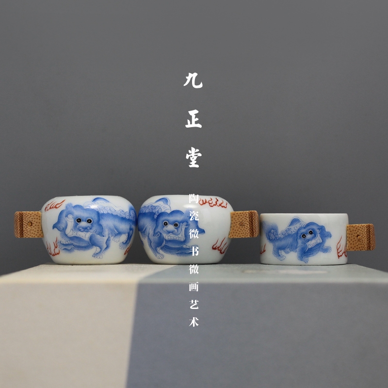 Bộ 3 cóng - Cóng Choè Đất - Cóng chim vẽ tay - Cửu Chính Đường - Mọi sự như ý - Lắp tai cóng vào cón