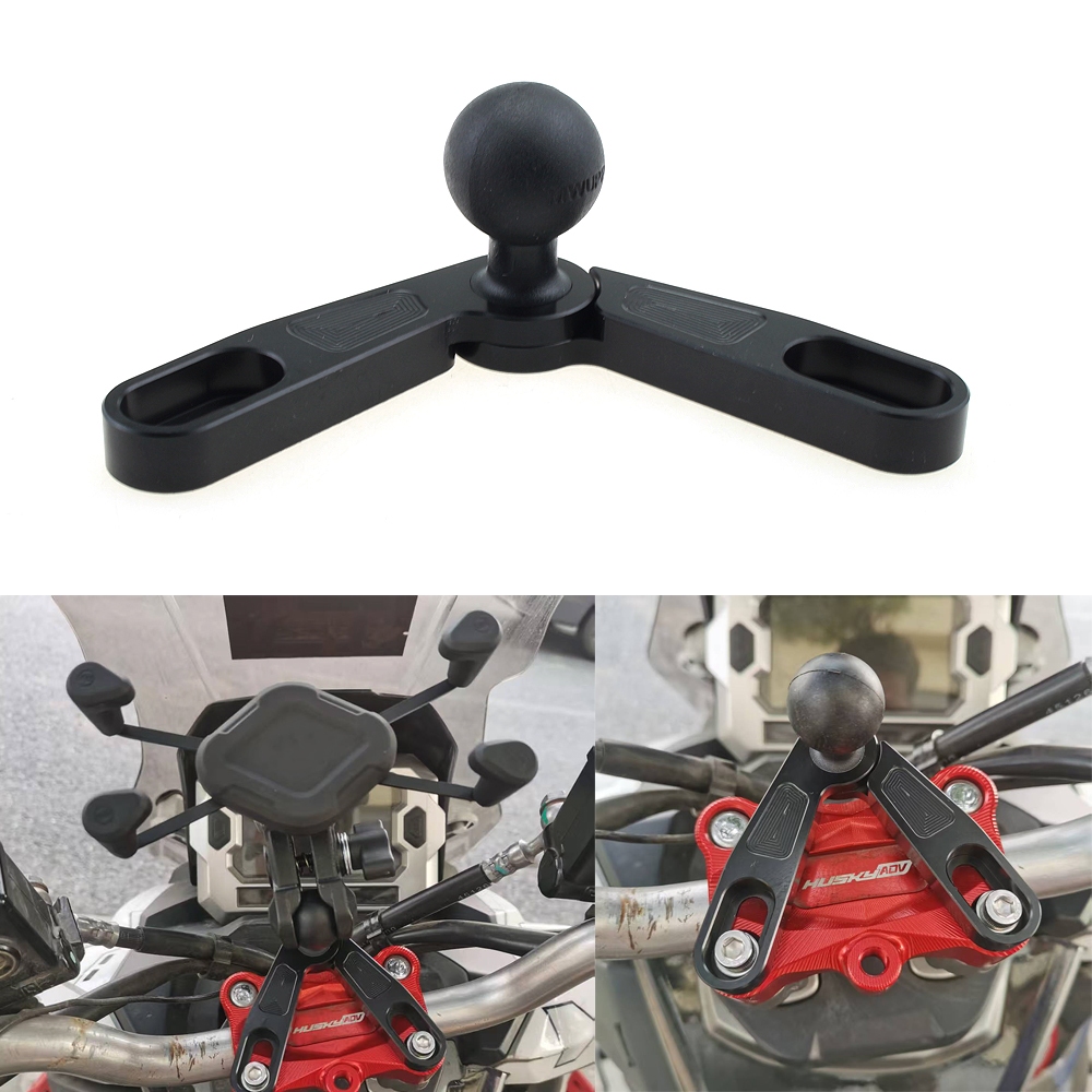 For CFMOTO 450MT MT450 2024 2025 Motorcycle GPS Mount Navigation Front Fork Stem Phone Plate Bracket