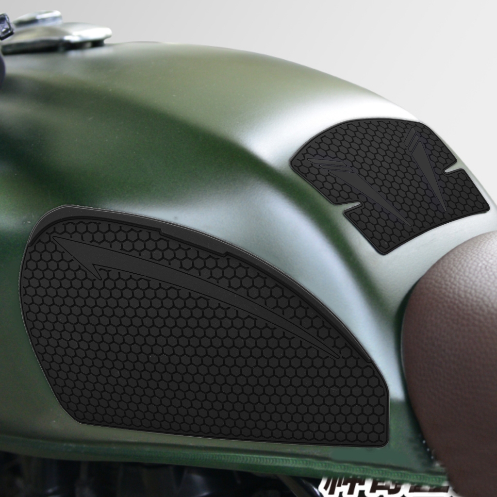 Xe Máy Bình Nhiên Liệu Miếng Lót Bảo Vệ Miếng Dán Bên Miếng Lót Đầu Gối Tay Cầm Decal Chống Trượt Dá