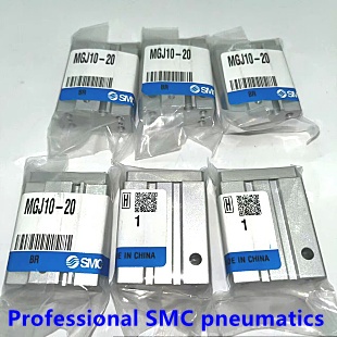 SMC Original Ready Stock MGJ Series Miniature với xi lanh thanh dẫn hướng MGJ6-5 / 10 / 15 / MGJ10-5