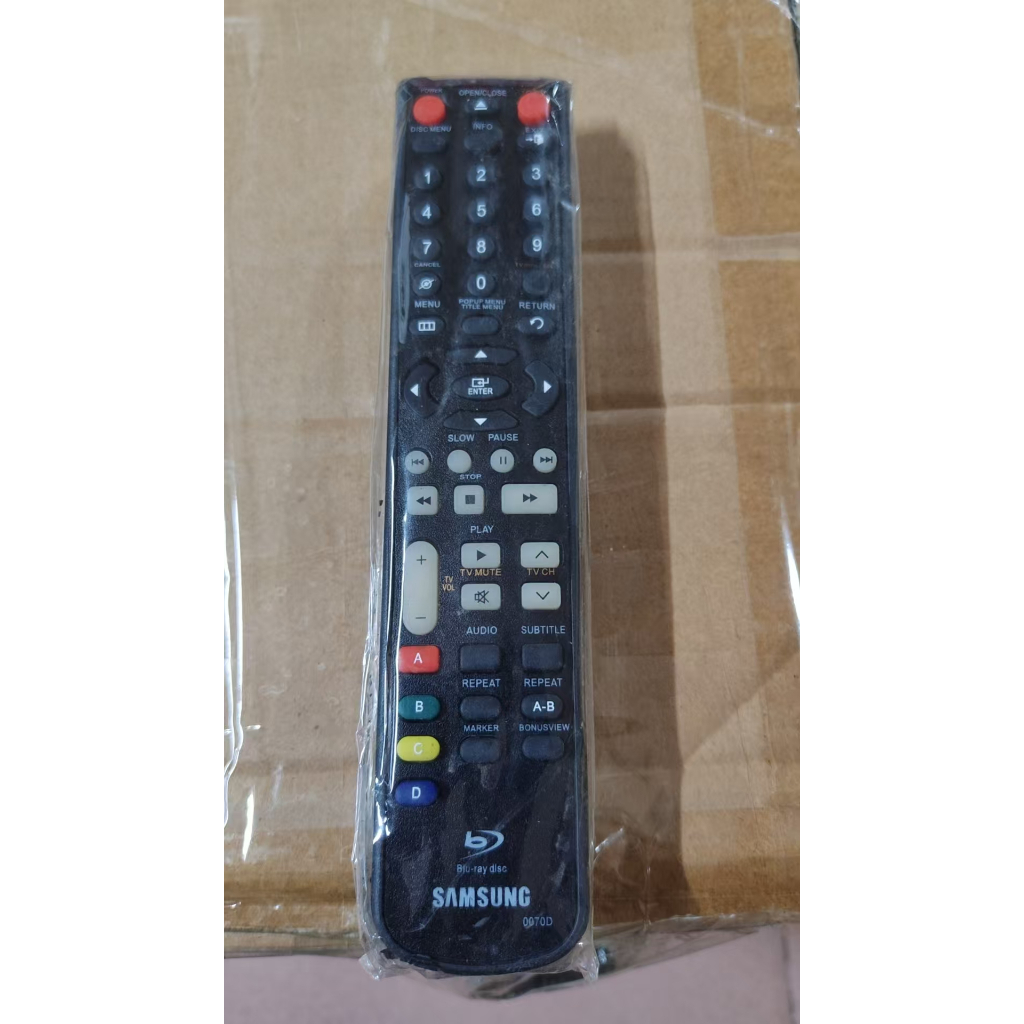 00070D AK59-00070D Điều khiển từ xa thay thế Áp dụng cho Đầu đĩa Blu-ray Samsung BD-P2550 BD-P2500 B