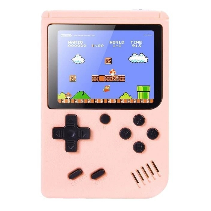 Máy chơi game cầm tay Mini, chứa 500 trò chơi nhỏ. Đồ chơi bé trai, máy chơi game ký ức tuổi thơ.