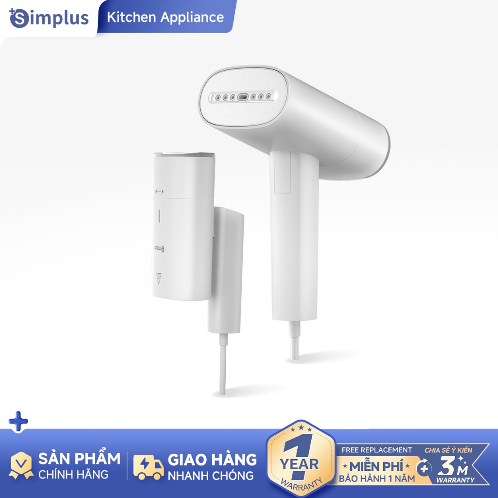 Simplus Bàn Ủi Hơi Nước cầm tay 170ML, phù hợp nhiều loại vải - GTJH017 - Bảo Hành 1 Năm 1 Đổi 1