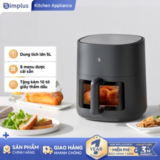 Simplus Gen-S N1 Pro Nồi chiên không dầu  Có ô cửa sổ  Dung tích lớn 5L  Gia dụng  Màn hình cảm ứng  Nhiều chức năng KQZG015GY