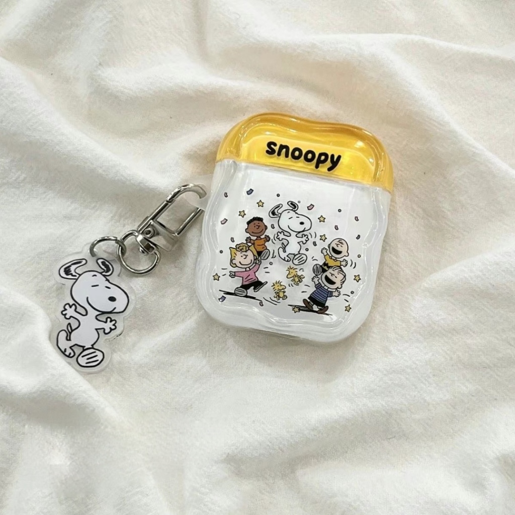 Snoopy Ngôi Sao Vàng Cho AirPods Pro3 Vỏ AirPods Pro2 Vỏ Tai Nghe Chống Sốc Cho AirPods Pro3 4 (ANC)