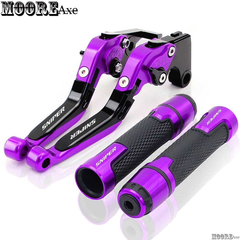 Phụ Kiện Mooreaxe Cho YAMAHA Sniper 150 / 155 155R V3 MX125 MX150 2024 Xe Máy CNC Cần Phanh Có Thể Đ
