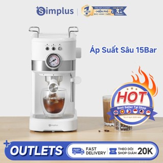 Simplus Máy Pha Cà Phê Bán Tự Động Kiểu Ý Áp Suất Sâu 15 Bar KFJH014 – Bảo Hành 12 Tháng