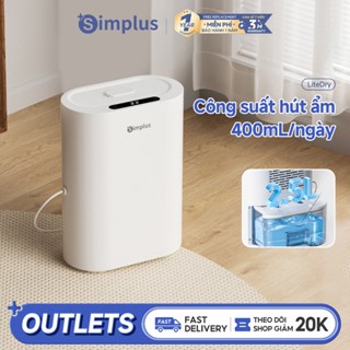Simplus Máy hút ẩm Công suất hút ẩm 400mL/ngày Bình chứa lớn 2.5L, Độ ồn thấp 35dB Phù hợp phòng ngủ phòng làm việc, tủ quần áo, nhà tắm CUSH007