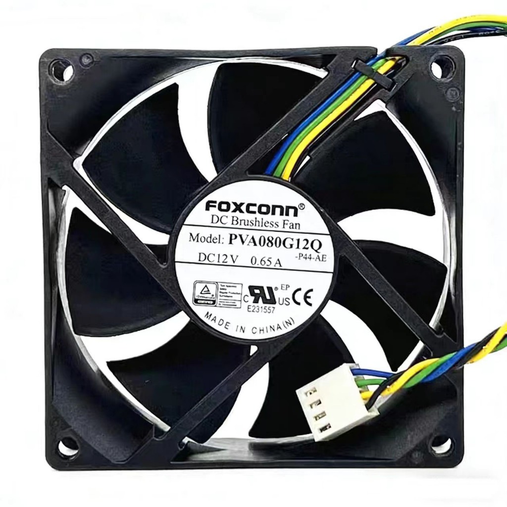 Foxconn Foxconn 8cm8025 12V0.65 A4 Pin Quạt CPU Âm Lượng Không Khí Cao PVA080G12Q