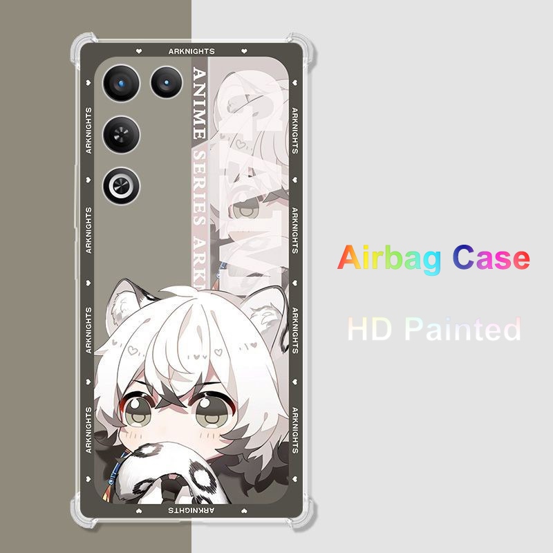 Dành Cho Nubia Red Magic 11 Air Crystal Case HD Painted Air Bag 360 Bảo Vệ Matte Back Shell Cho ZTE 