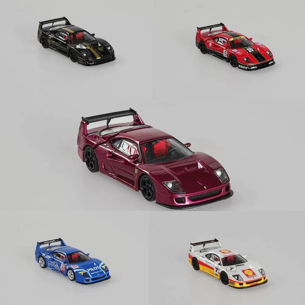 Stance Hunters SH 1: 64 Ferrari F40 LM Nắp Đuôi Có Thể Mở Hợp Kim Xe Mô Hình Bộ Sưu Tập Đồ Trang Trí