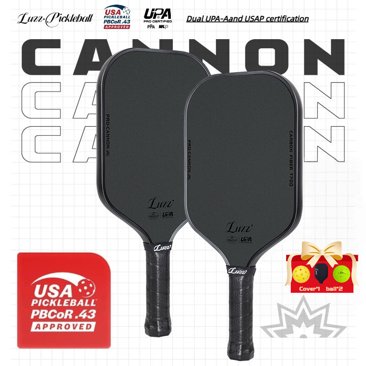 Vợt Pickleball LUZZ  Cannon Paddle T700 Bề Mặt Ma Sát Carbon  Đúc Nhiệt