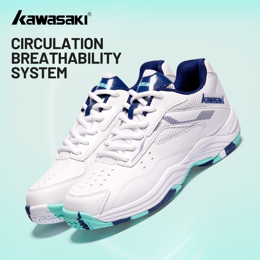 Mẫu mới 2026 Giày Kawasaki K4B50-C32011 dành cho cả nam và nữ, chuyên dụng cho thể thao cầu lông và 