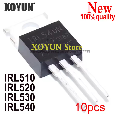 (10 chiếc) IRL540N IRL530N IRL520N IRL510N IRL540 IRL530 IRL520 IRL510 TO-220 IC