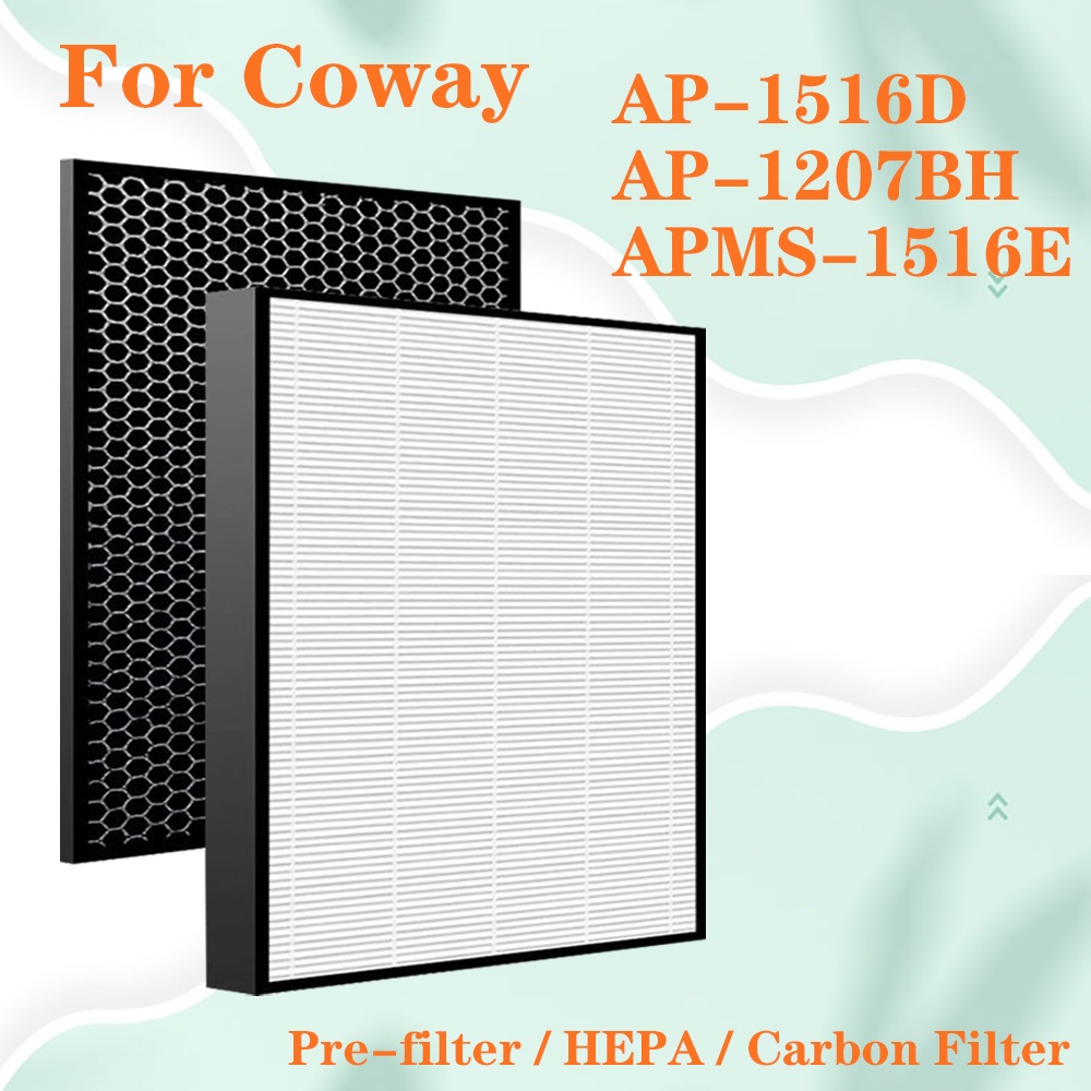 Dành Cho Máy Lọc Không Khí Coway Storm AP-1516D AP-1207BH APMS-1516E Thay Thế Bộ Lọc HEPA Và Than Ho