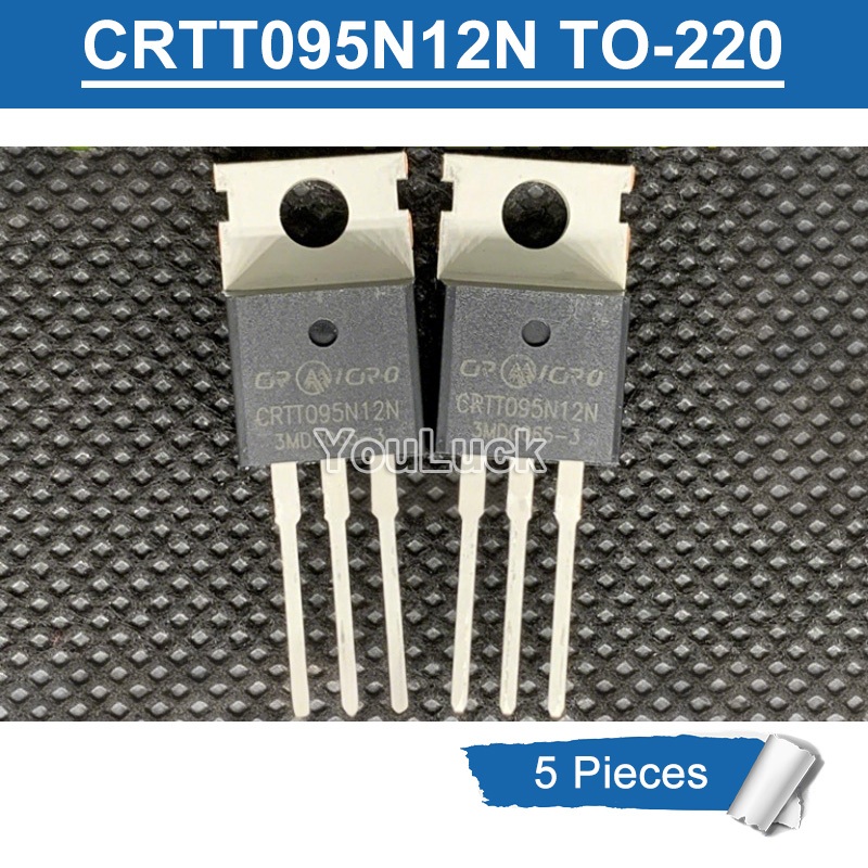 5 Chiếc CRTT095N12N TO-220 120V / 112A N-Channel MOSFET Transistor Chính Hãng