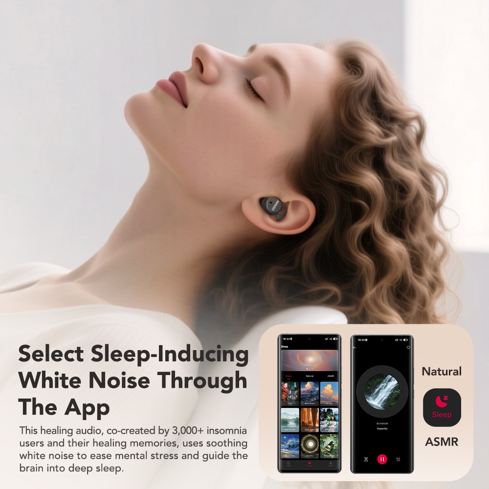 Tai nghe ngủ MINISO MS217 Tai nghe nhét tai khử tiếng ồn chủ động (ANC) Tai nghe Bluetooth | BigBuy360 - bigbuy360.vn