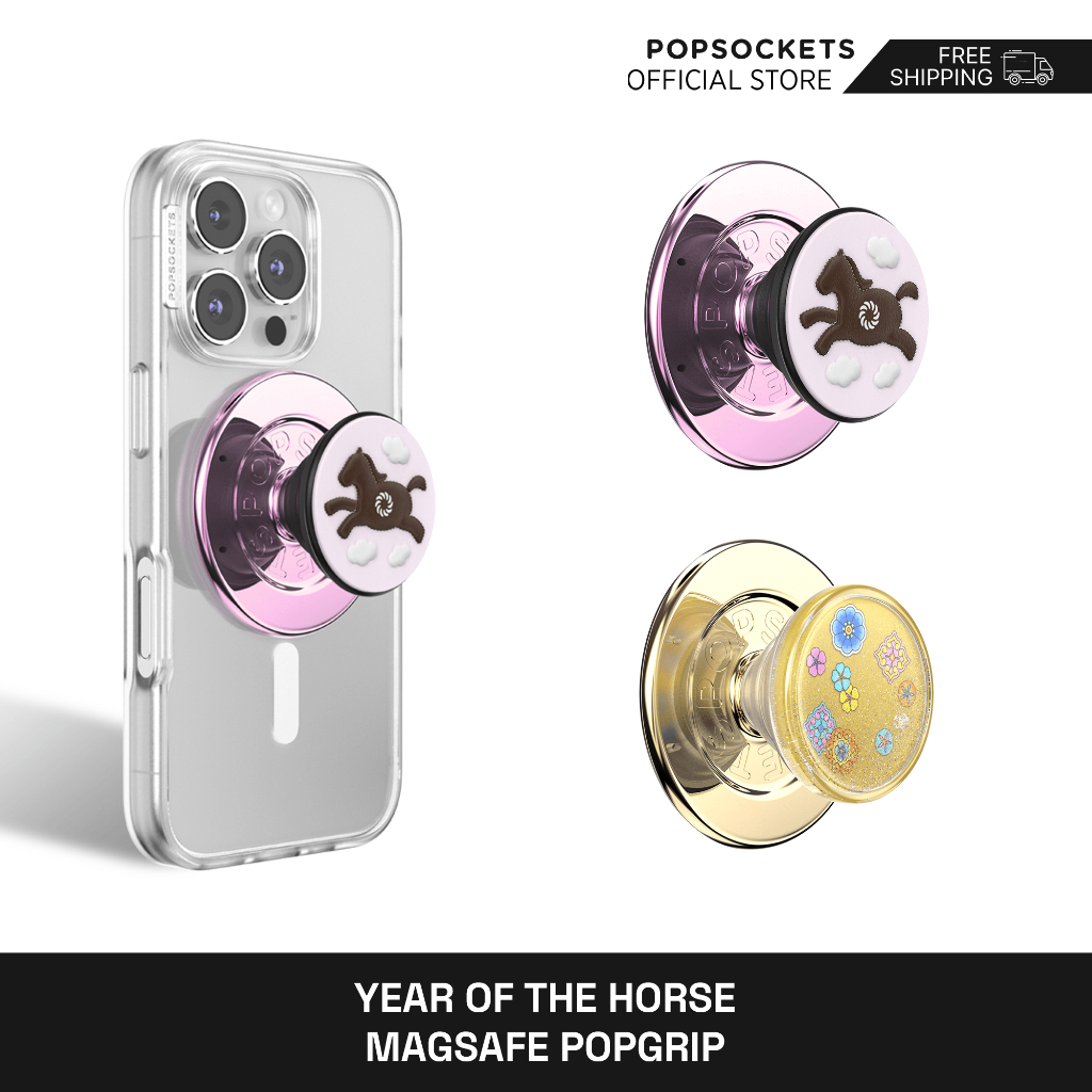 PopSockets Year of the Horse MagSafe PopGrip | The Premium Phone Grip | Best MagSafe iPhone Holder &