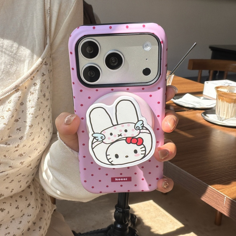 Ốp điện thoại iphone 17 Pro Max 16 Pro Max 15 Pro Max Film 2 trong 1 Powder Point