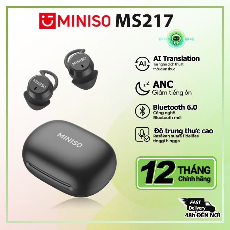 Tai nghe ngủ MINISO MS217 Tai nghe nhét tai khử tiếng ồn chủ động (ANC) Tai nghe Bluetooth