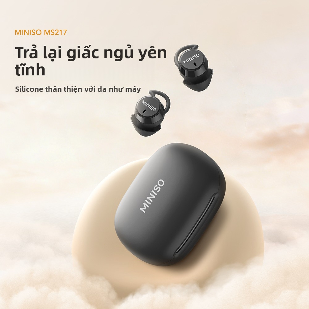 Tai nghe Miniso MS217 Khử tiếng ồn chủ động (ANC) Tai nghe ngủ Tai nghe không dây thực sự (True Wireless) Dịch thuật thông minh AI Chất lượng âm thanh HiFi Tai nghe Bluetooth | BigBuy360 - bigbuy360.vn