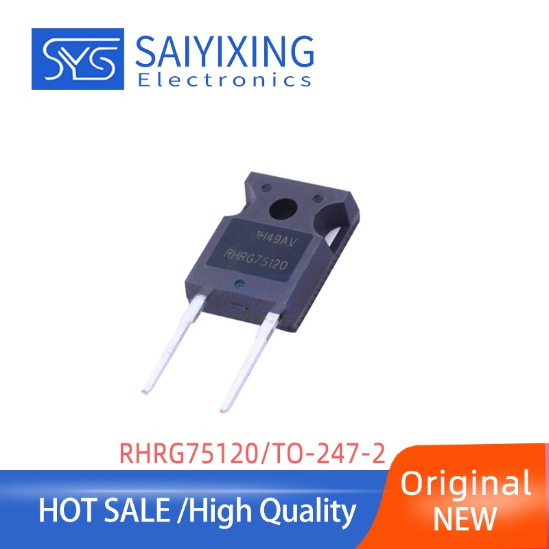 5 Chiếc Chính Hãng Mới RHRG75120 Bao Bì TO-247-2 75A 1200V Diode Phục Hồi Nhanh Nguồn