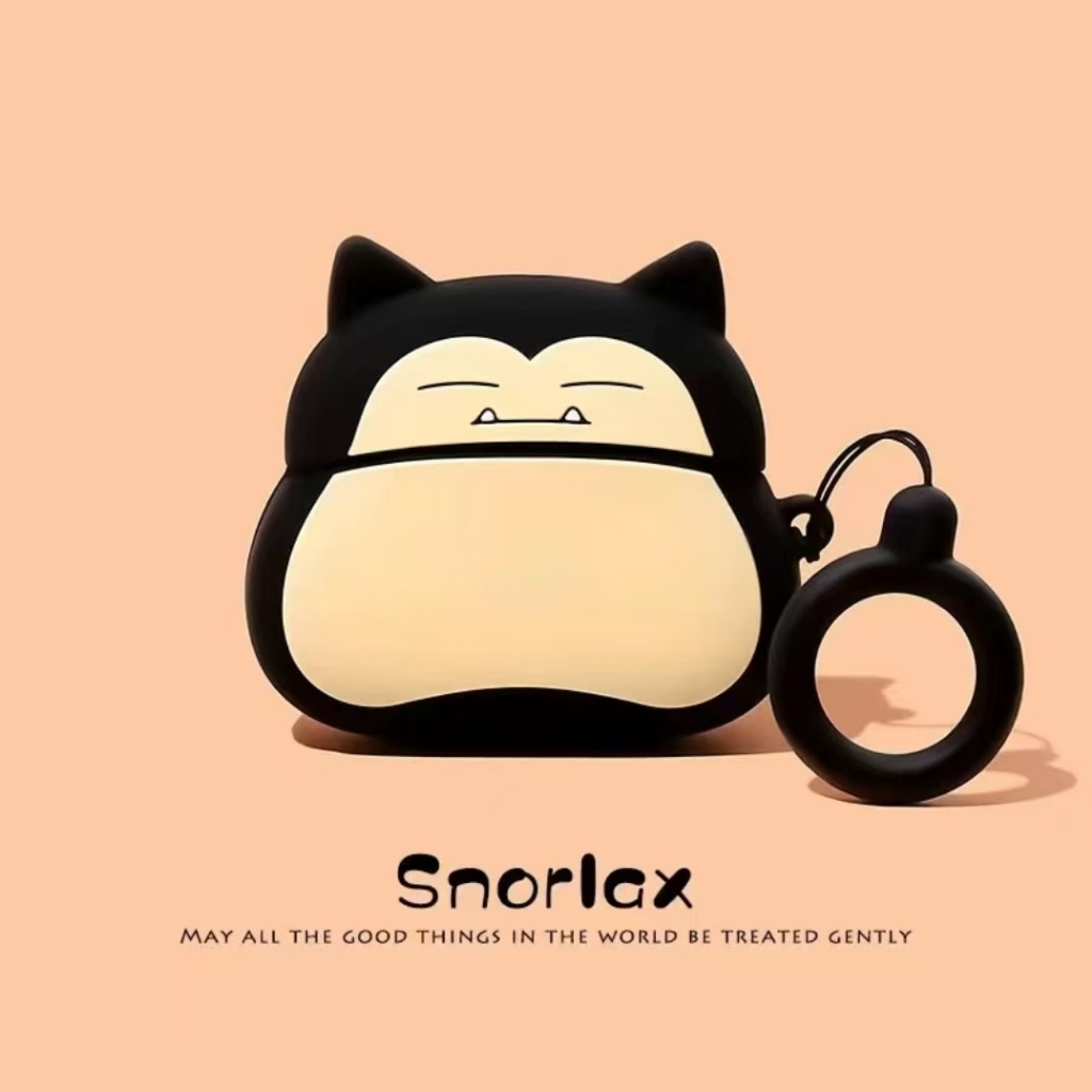 Pokemon Snorlax Cho AirPods Pro2 Ốp Lưng AirPods 4 Tai Nghe Chống Sốc Cho AirPods 4 / 4 (ANC) Pro2 3