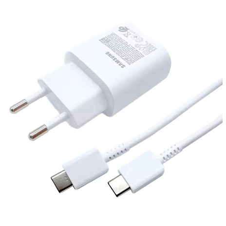 Bộ sạc siêu nhanh Samsung PD 25W USB Type C cho Galaxy S25 S20 S21 S22 Plus A55 A54 A56 A34