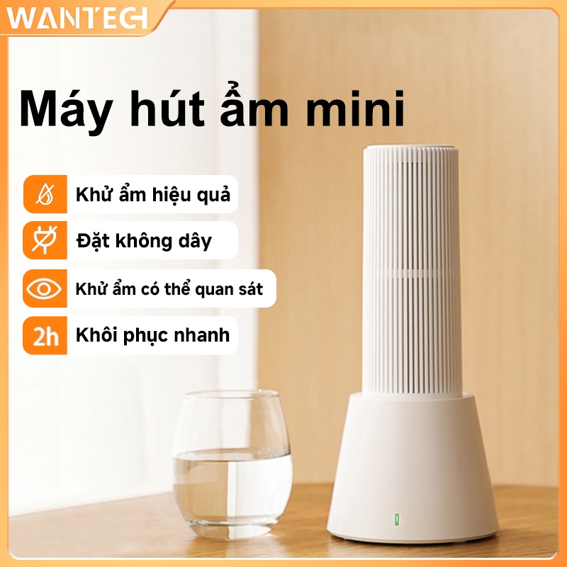 Máy hút ẩm phòng ngủ Máy hút ẩm không dây Im lặng Tiết kiệm điện Máy hút ẩm nhỏ gọn topx