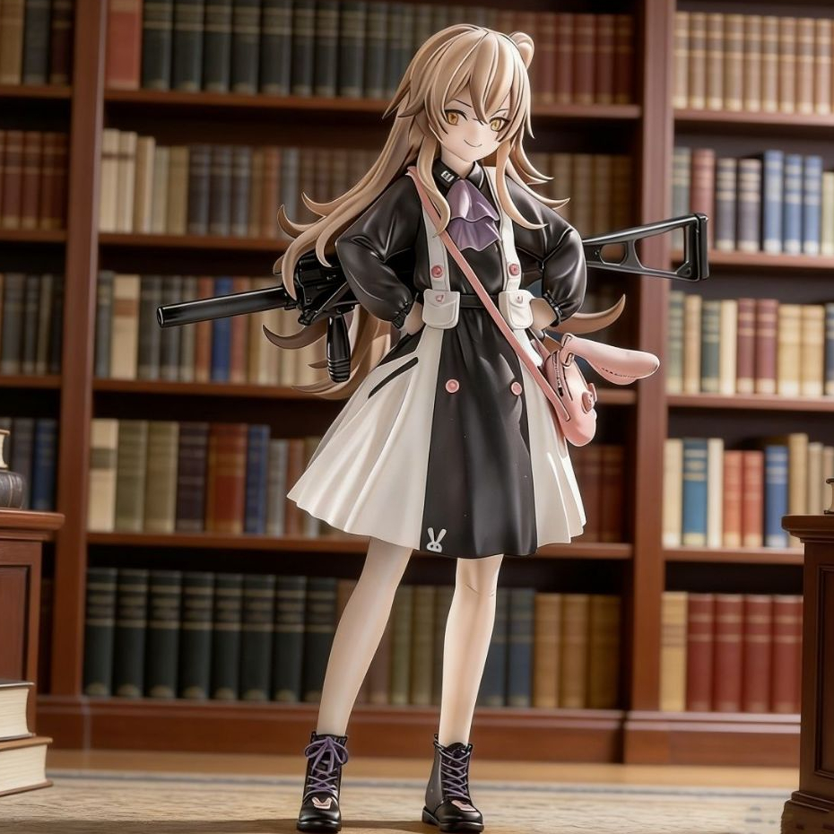 ☎️20cm Agent Lop-Eared Rabbit Girl Anime Đồ trang trí mô hình☎️Bé gái Frontline UMP45 Agent Lop-Eare
