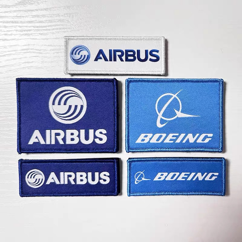 Air Airbus Huy Hiệu Boeing Thêu Không Khí Miếng Dán Ba Lô Airbus Huy Hiệu Boeing