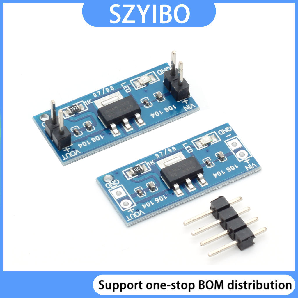 AMS1117-3.3V / 5V Mô-đun nguồn AMS1117-5V Buck Bộ điều chỉnh điện áp Bảng mô-đun 3.3 / 5V Bảng điện