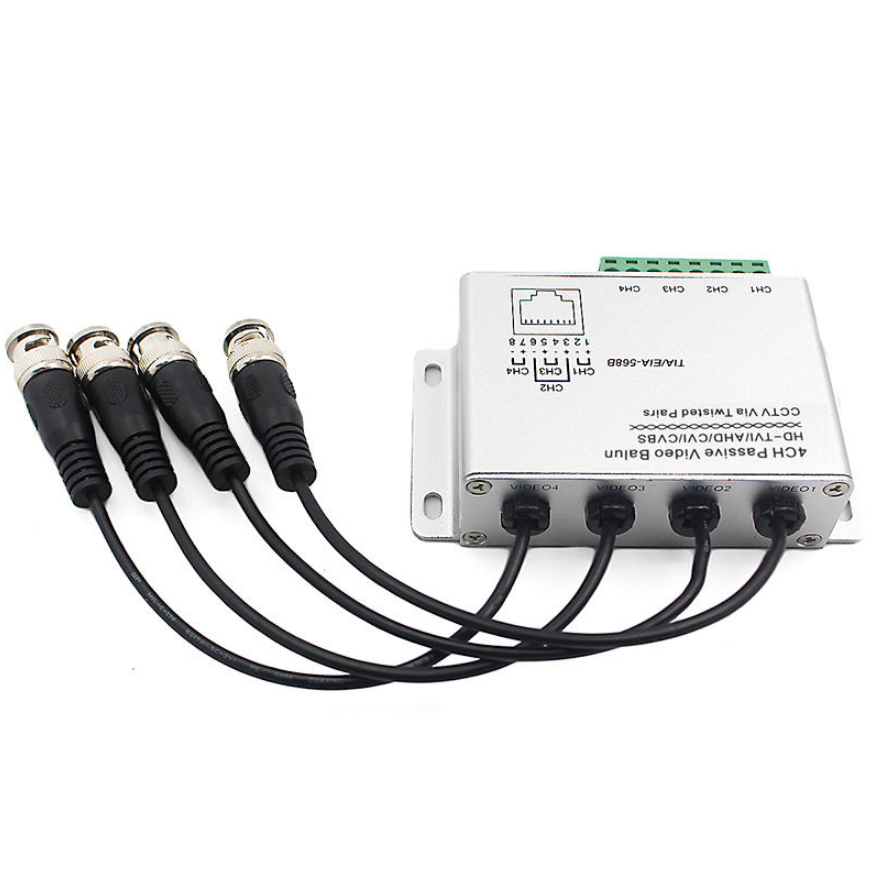 Bán chạy 4 kênh video thụ động balun thu phát hd cvi tvi ahd video balun cho camera quan sát