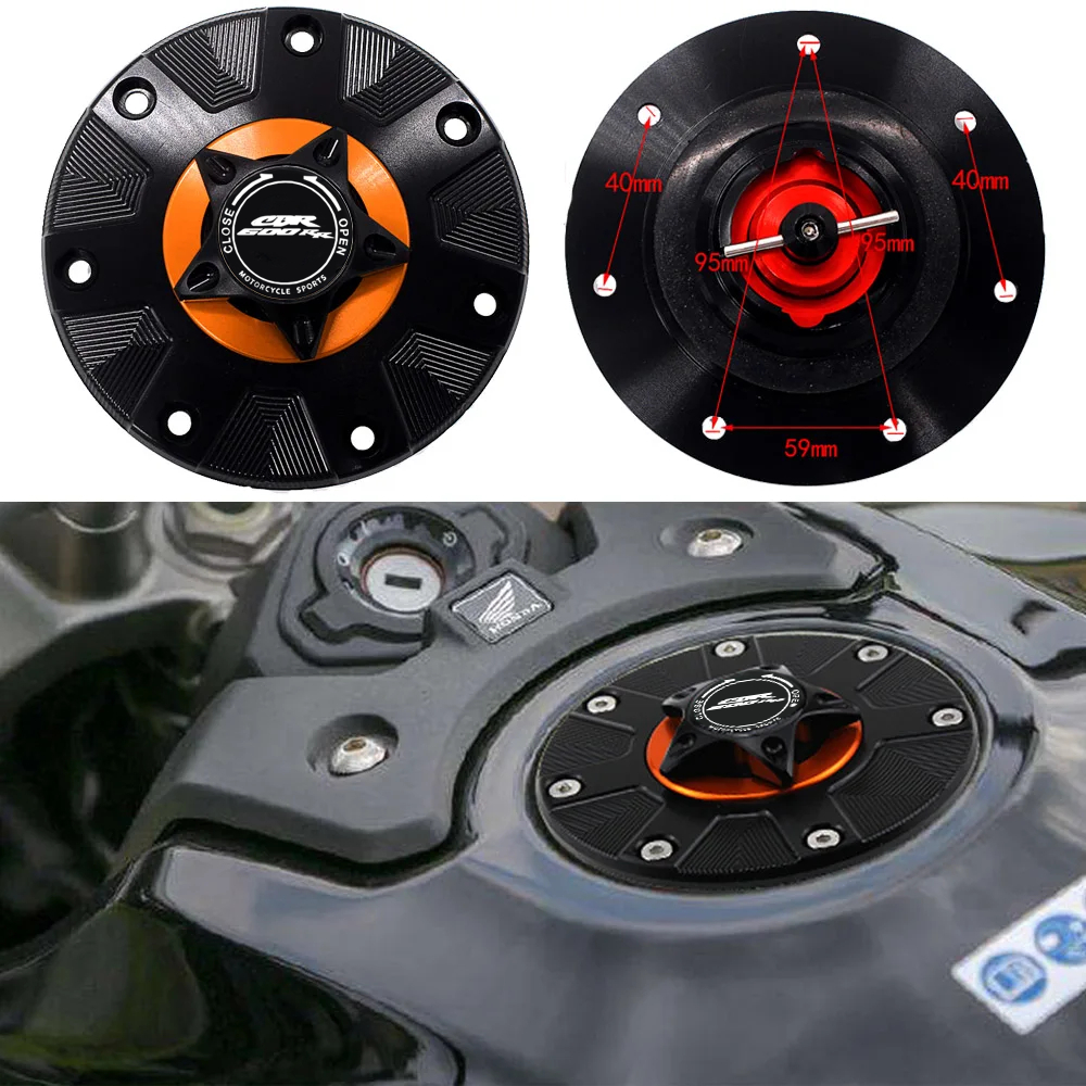 Nắp bình xăng cho XE HONDA CBR 600RR CBR600RR CBR 600 RR CBR600 RR 2003-2016 Vỏ phát hành nhanh xe m