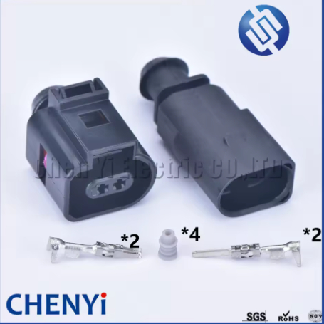 2 chân 1.5mm 1J0973802 1J0973702 Nam hoặc nữ Cảm biến nhiệt độ tự động phích cắm van giảm phát đầu n