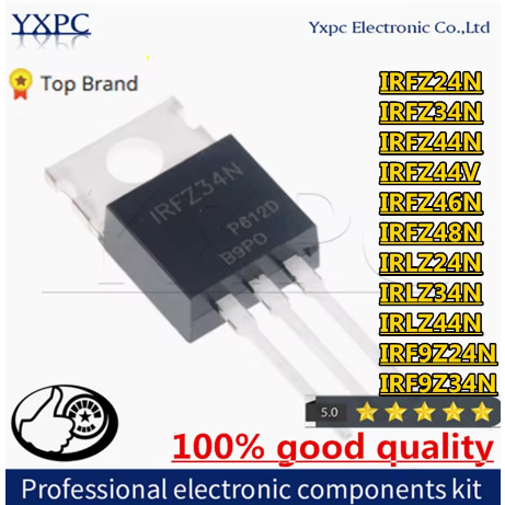 5 CHIẾC IRFZ24N IRFZ34N IRFZ44N IRFZ44V IRFZ46N IRFZ48N IRLZ24N IRLZ34N IRLZ44N IRF9Z24N IRF9Z34N TO