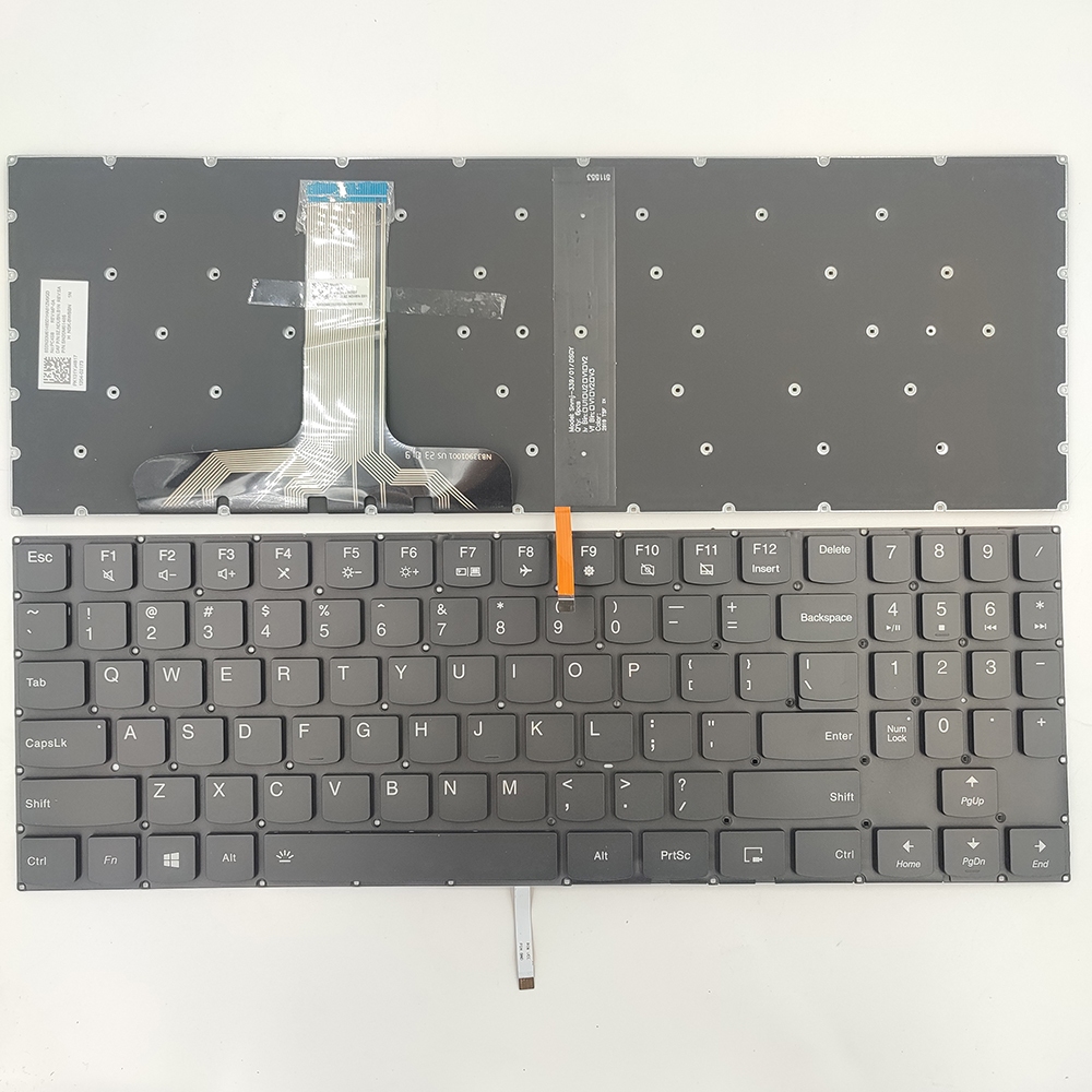 Bàn Phím Laptop Bố Trí Hoa Kỳ Cho Lenovo Legion Y7000-2019 Y7000P Y7000P-106 Y530 Không Điểm Có Đèn 