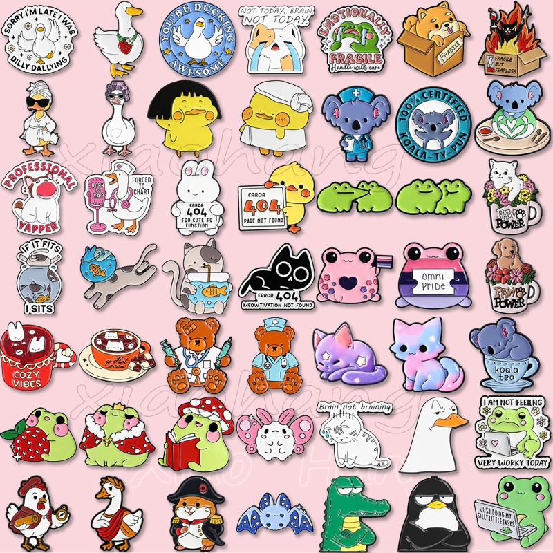 Huy hiệu ba lô động vật xinh xắn làm quà tặng bạn bè