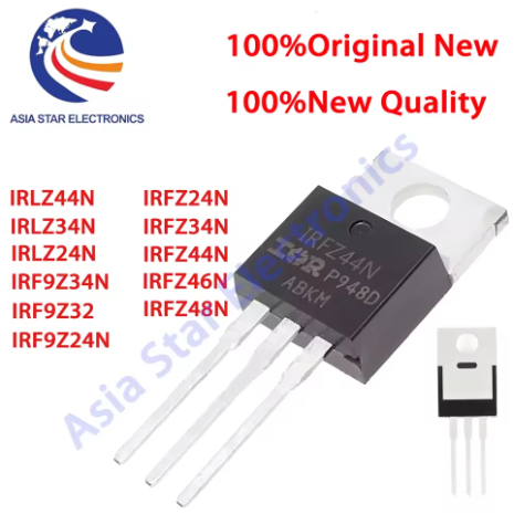 5 CHIẾC IRLZ44N TO-220 IRLZ44 TO220 IRLZ44NPBF IRLZ24N IRLZ34N IRLZ46N IRLZ48N IRFZ24N IRFZ34N IRFZ4