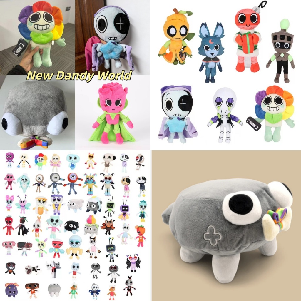 Gấu bông Dandy 's World búp bê nhồi bông dandy's world plush Pebble Boxten Goob Đồ chơi trẻ em Quà t