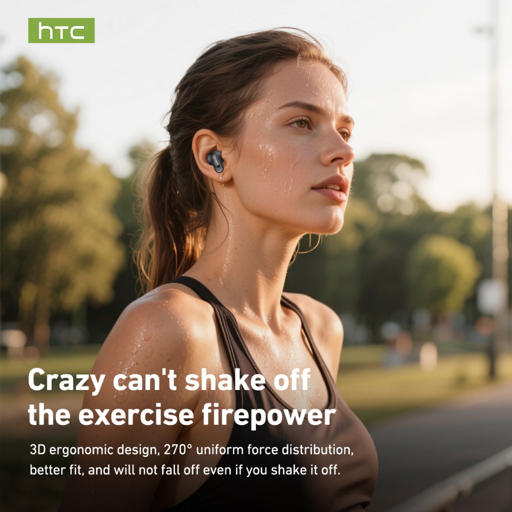 HTC NE79 Tai Nghe AI Phiên Dịch  Làm Việc Thông Minh 134 Ngôn Ngữ  Bluetooth 6.0 Âm Thanh HiFi HD  Chống Ồn ENC   Nước IPX5 | BigBuy360 - bigbuy360.vn