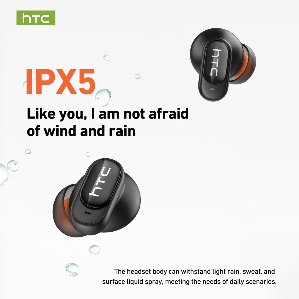 HTC NE79 Tai nghe dịch thuật AI Bluetooth 6.0 Tai nghe không dây Dịch thuật AI thời gian thực Thời lượng pin 72 giờ Micro khử tiếng ồn ENC Chống nước IPX5 Trọng lượng nhẹ. | BigBuy360 - bigbuy360.vn